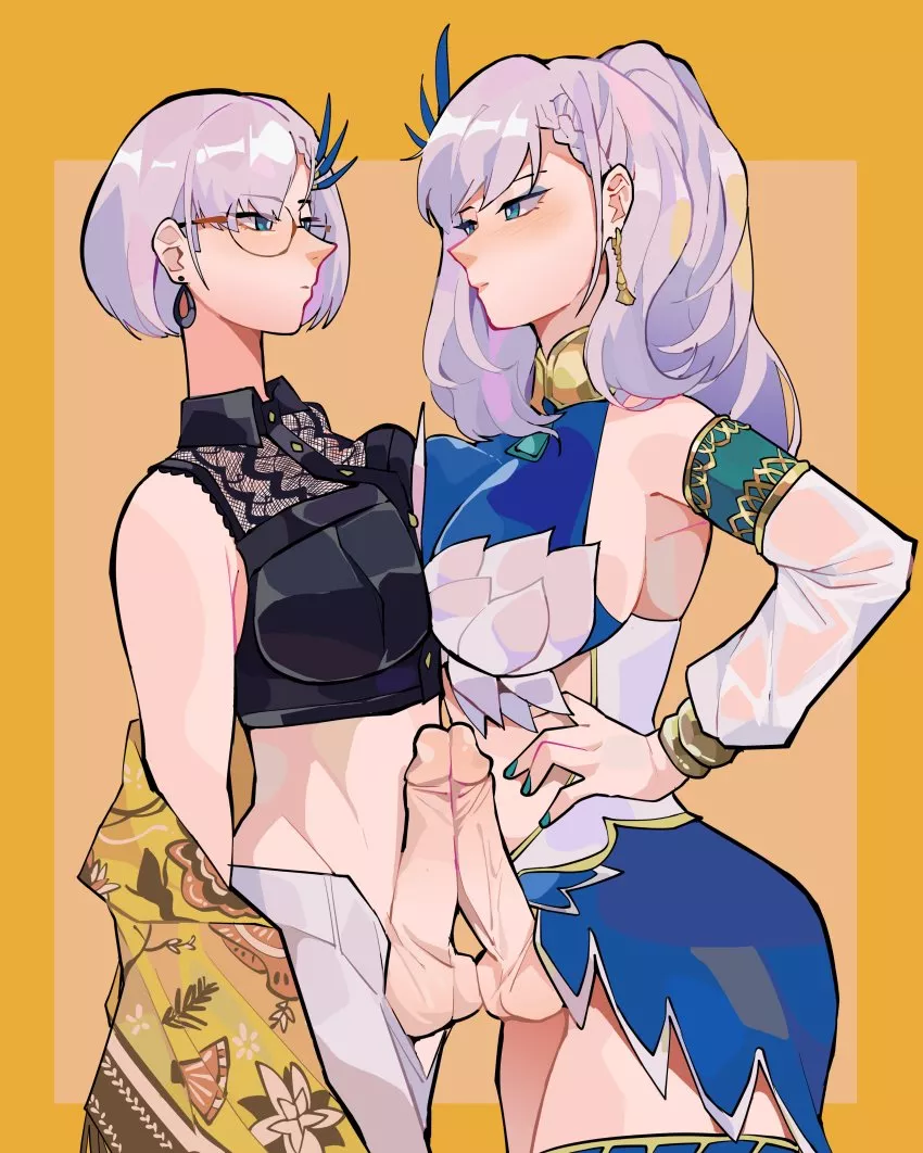 Just two self respecting, upstanding ladies about to fuck each other posted by PM_fantasies_inc