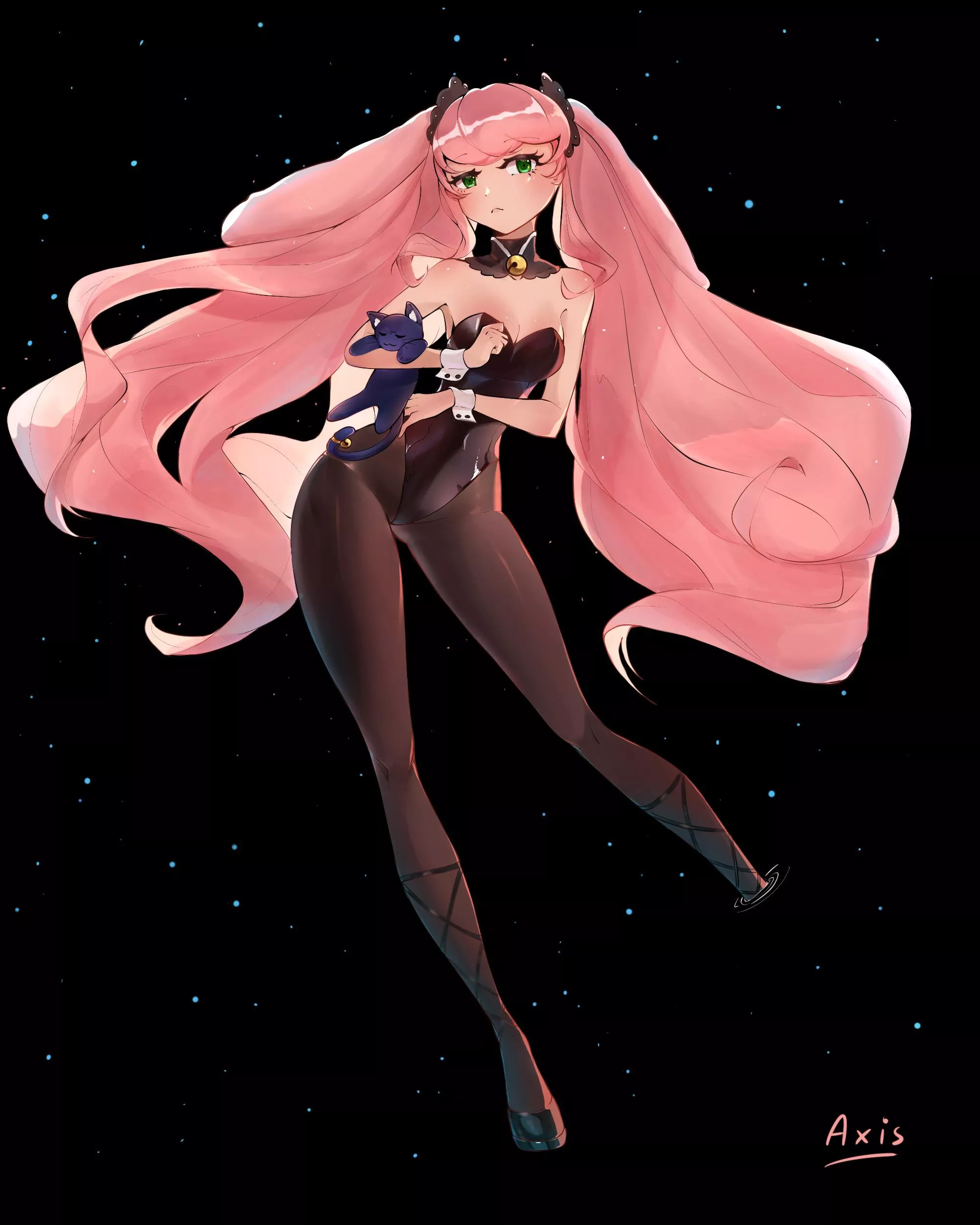 [OC] Bunny with her Kitty posted by AxisWilliams