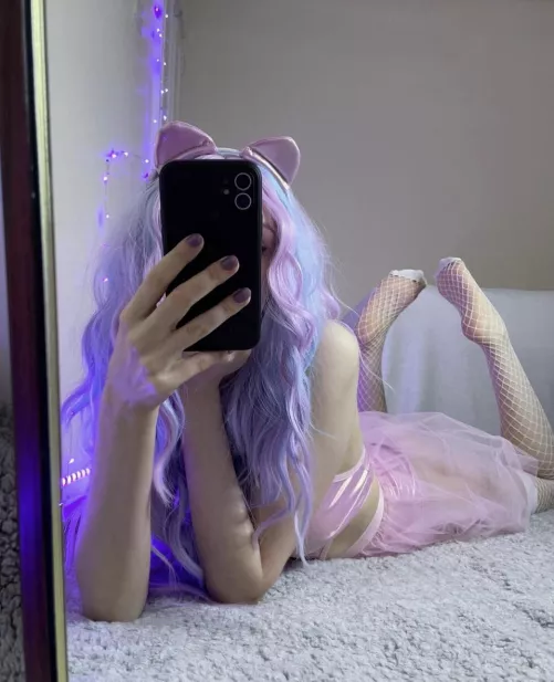 Pink kitty by alice_yuumi