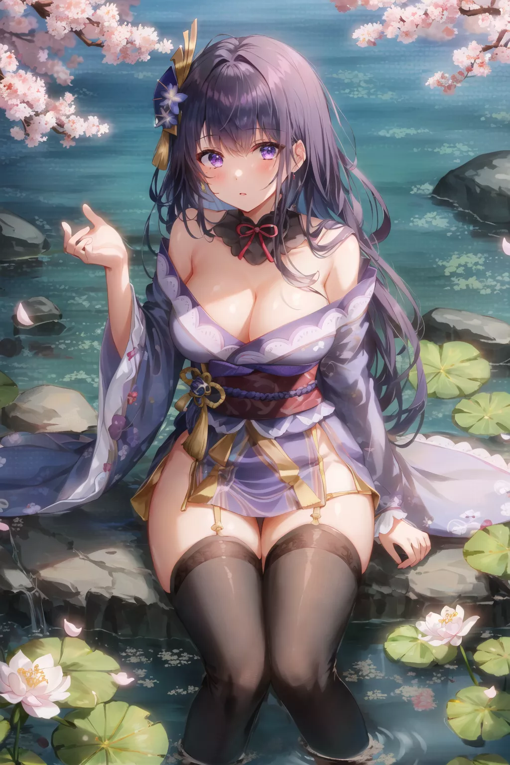 Raiden Shogun (Genshin) [SetsuAiArt] posted by TomoyaAMV