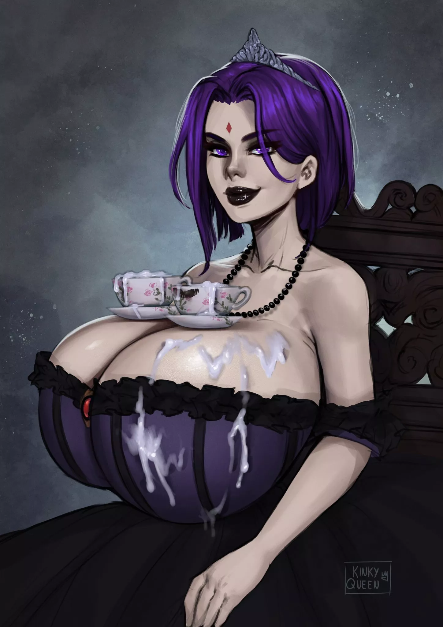 Raven's tea party (Kinky-Queen) posted by ObserveAndHerve