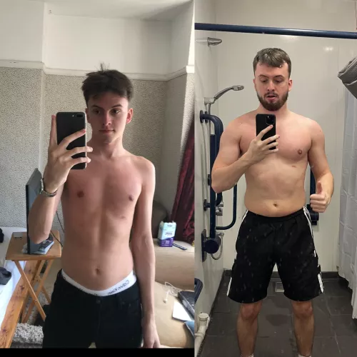 Thought I’d share 4 years of gym progress :) by loner0803