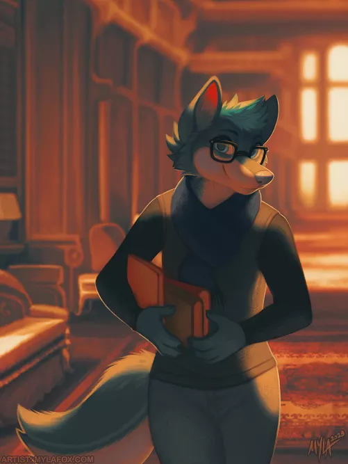 Trip to the Library [MylaFox] by DL2828