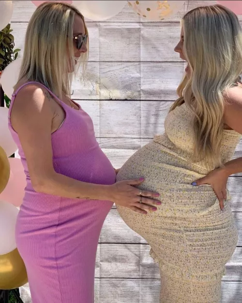 2 preggo milfs 1 picture by Pregnant_heaven