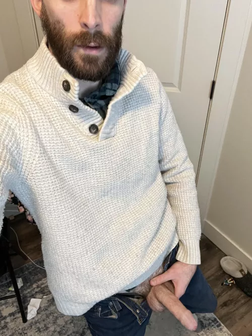 32 Anyone want to wear my sweater? by artfullust357