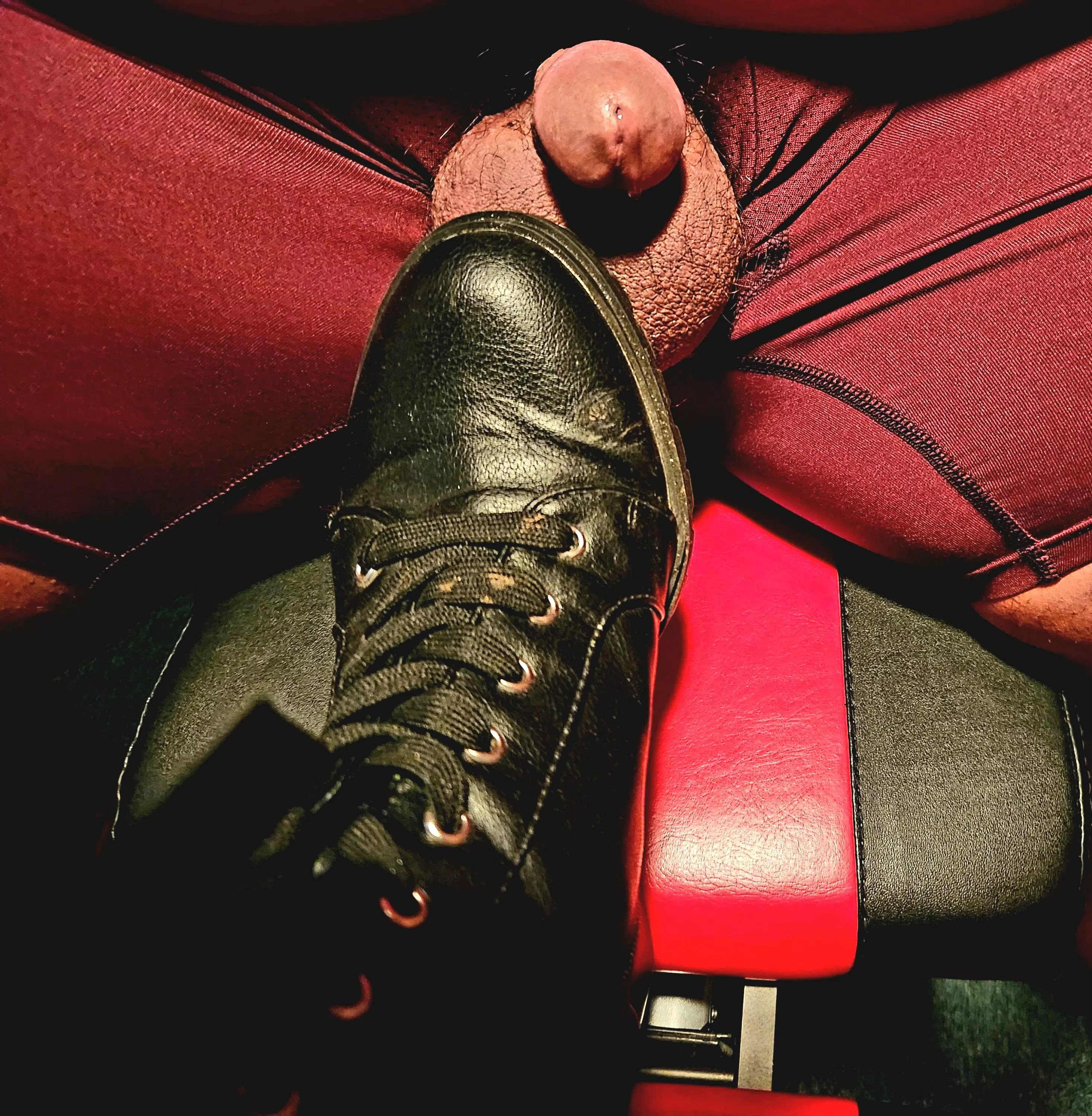 A little ball crush after workout posted by squirreloverdur