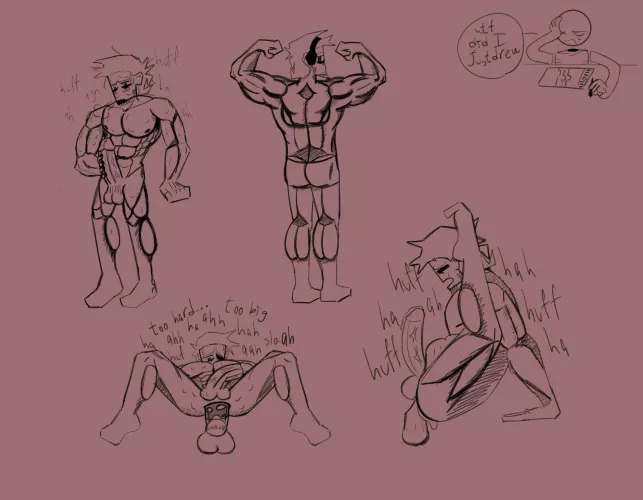 Artist me, my OC, kinda sketchy thing by Quirky_Barracuda5215