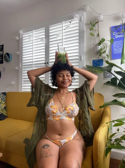 day 1 of my juice cleanse 🥰 by yinflower