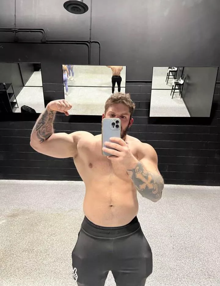 Feeling pumped after a heavy arm workout. Any bros wanna compare? posted by Traditional-Map-6130