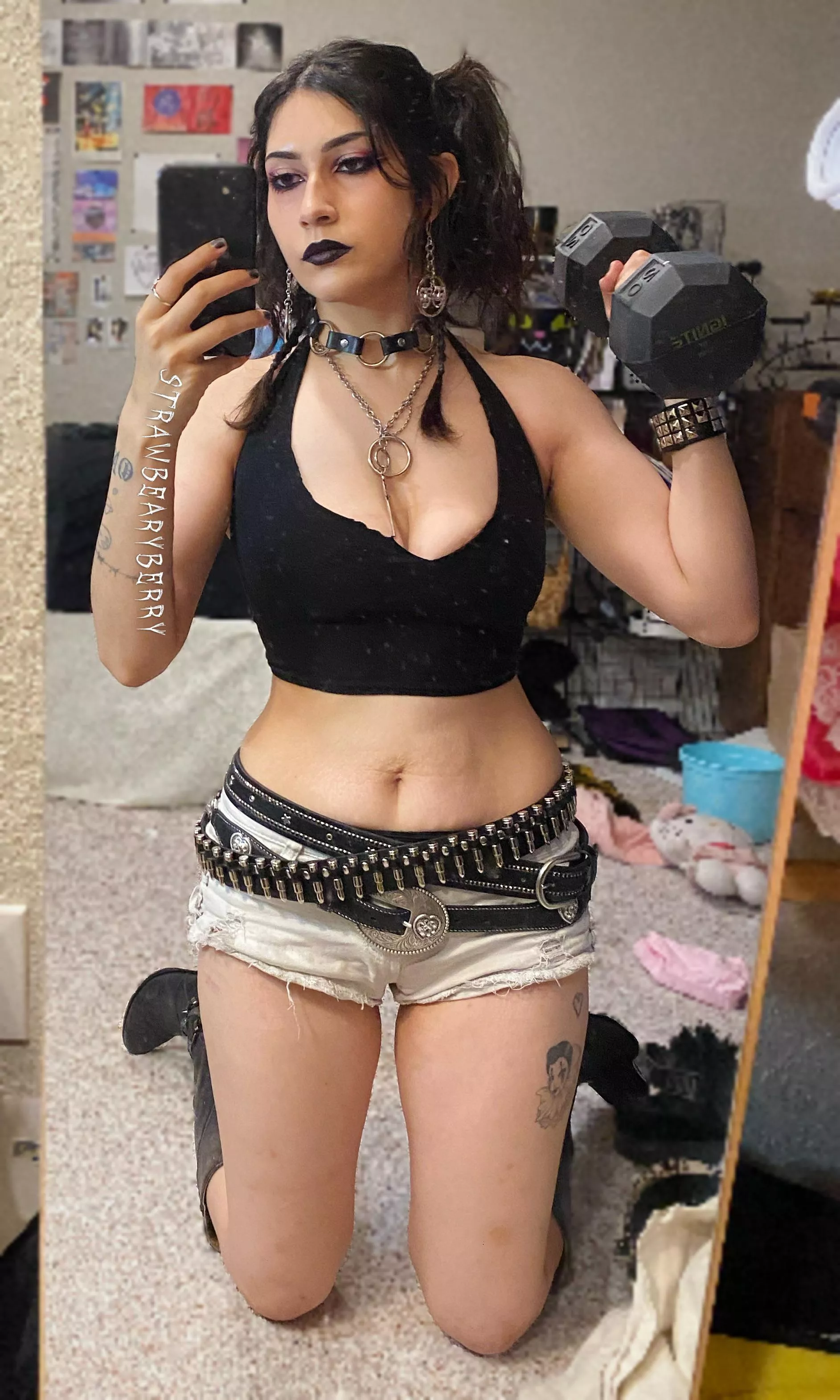 goths who work out last longer ;) posted by crovvbarr