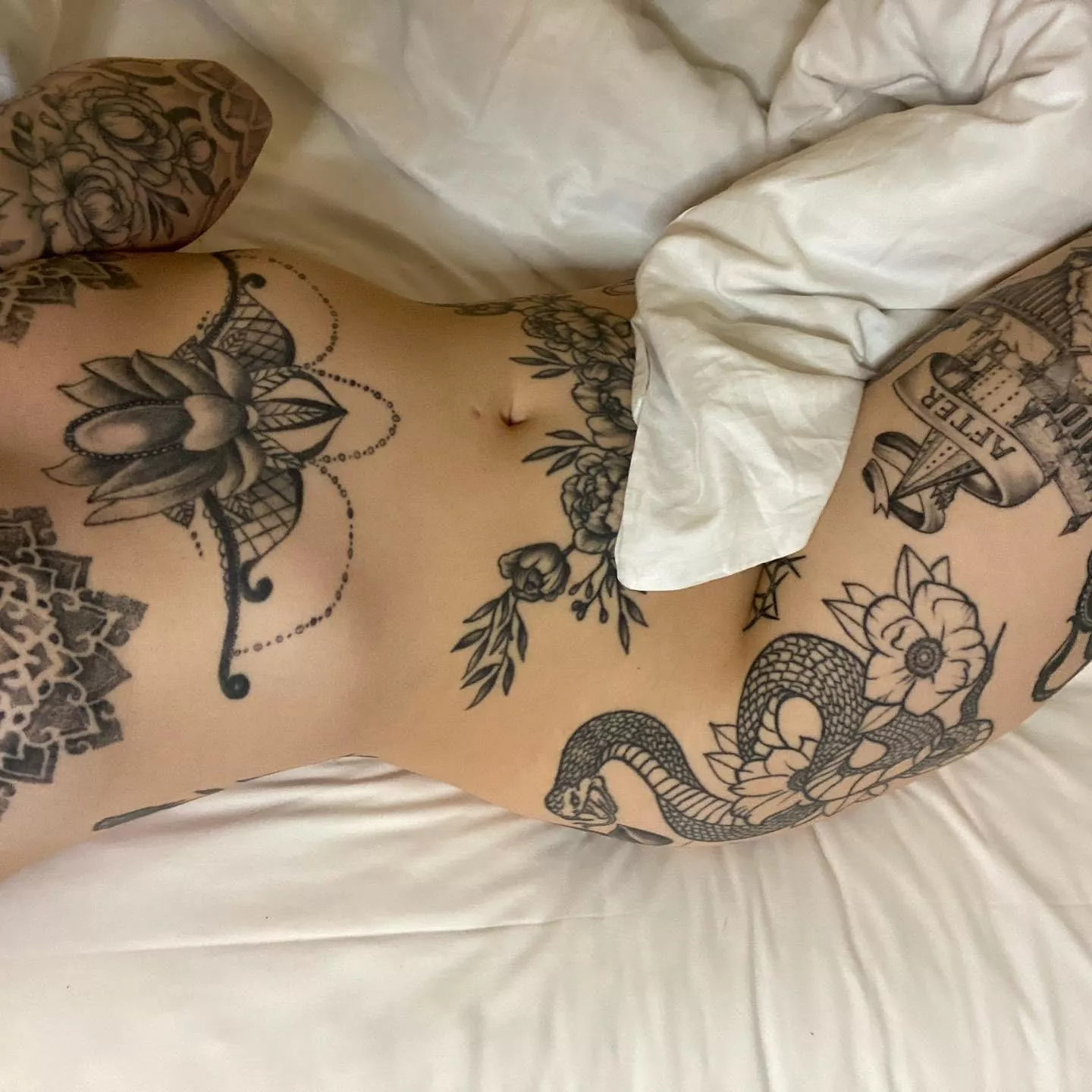Heavily Tattooed 🖤 Tattooed Tits/Ass & Pussy 🤠 posted by tattooedtegan