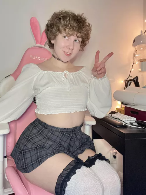 let’s ignore how pale i look and focus on how cute this outfit is instead :3 by jcatboy