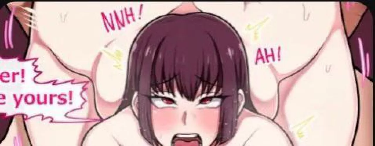 LF Color Source: 1girl, 1boy, purple haired, NNH!, AH!, er!, e yours!, milf, big ass by HeroMaster2210