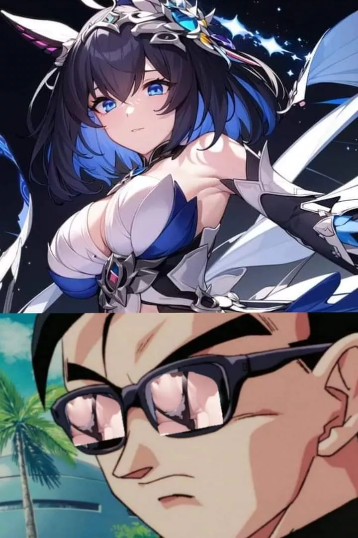 LF Color Source: Honkai Impact 3rd, Seele Vollerei, Big Breast, Armpits, Dragon Ball, Gohan, Meme, Black Panties posted by wamer23