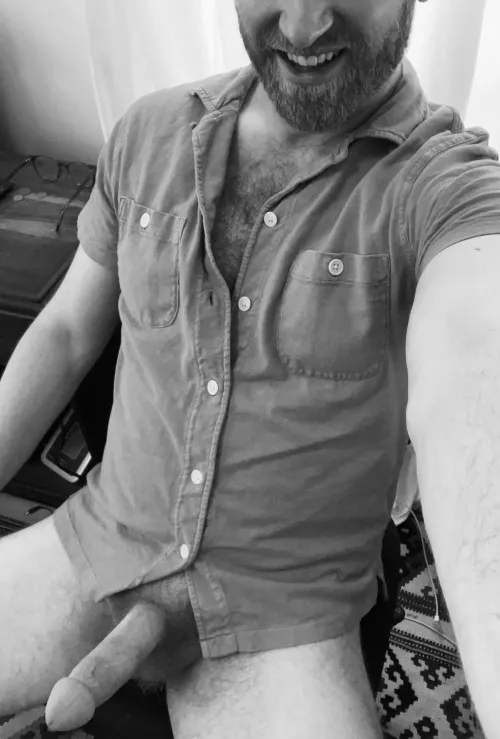 Like a horny time traveller from the era before color photography by makeokdecisions