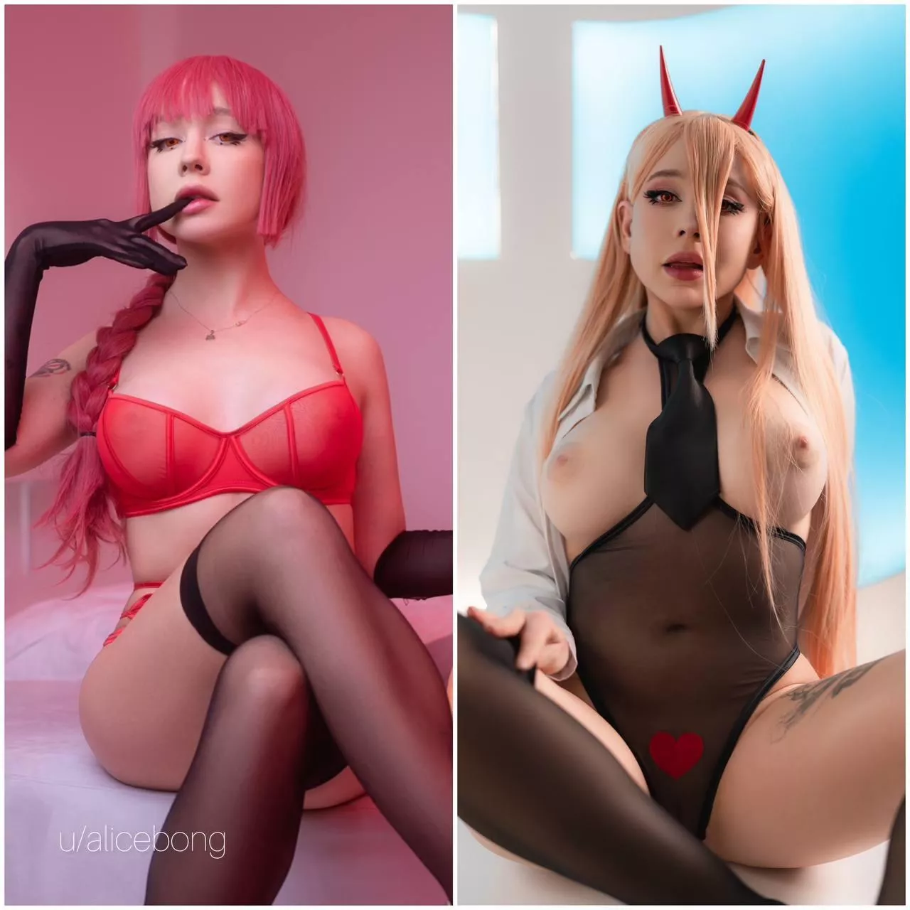 Makima and Power by Alice Bong posted by alicebong