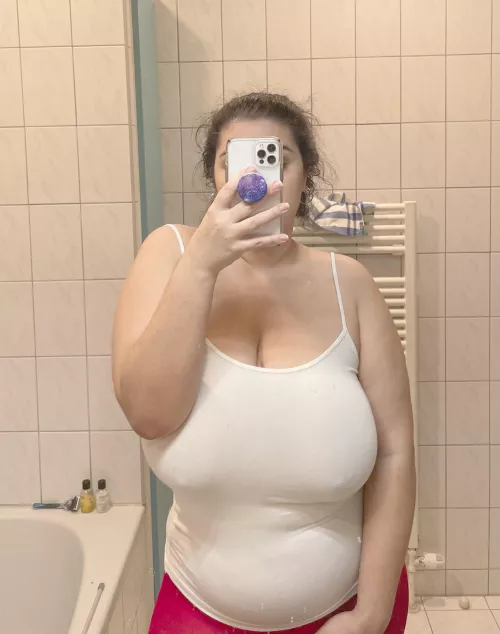 my nipples are so hard, they’re poking through my top😁 by LunaLongster