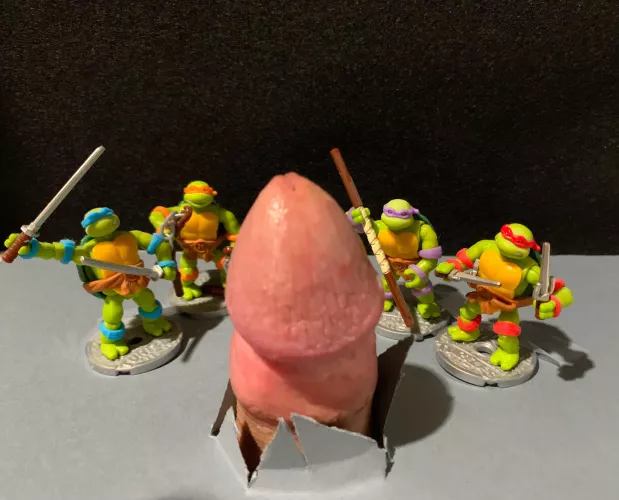 (oc) Turtles vs the Sewer Snake by smallsmile4fun