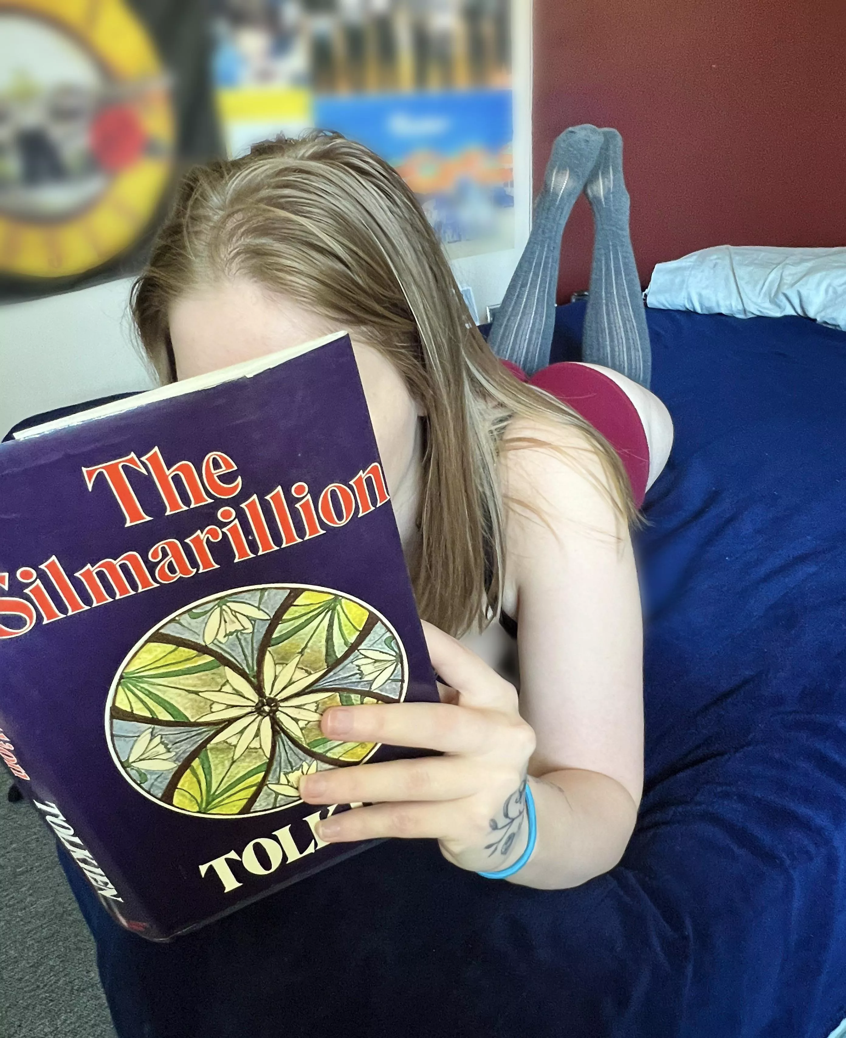 One of my prized books, a first edition Silmarillion. posted by deedeebabii