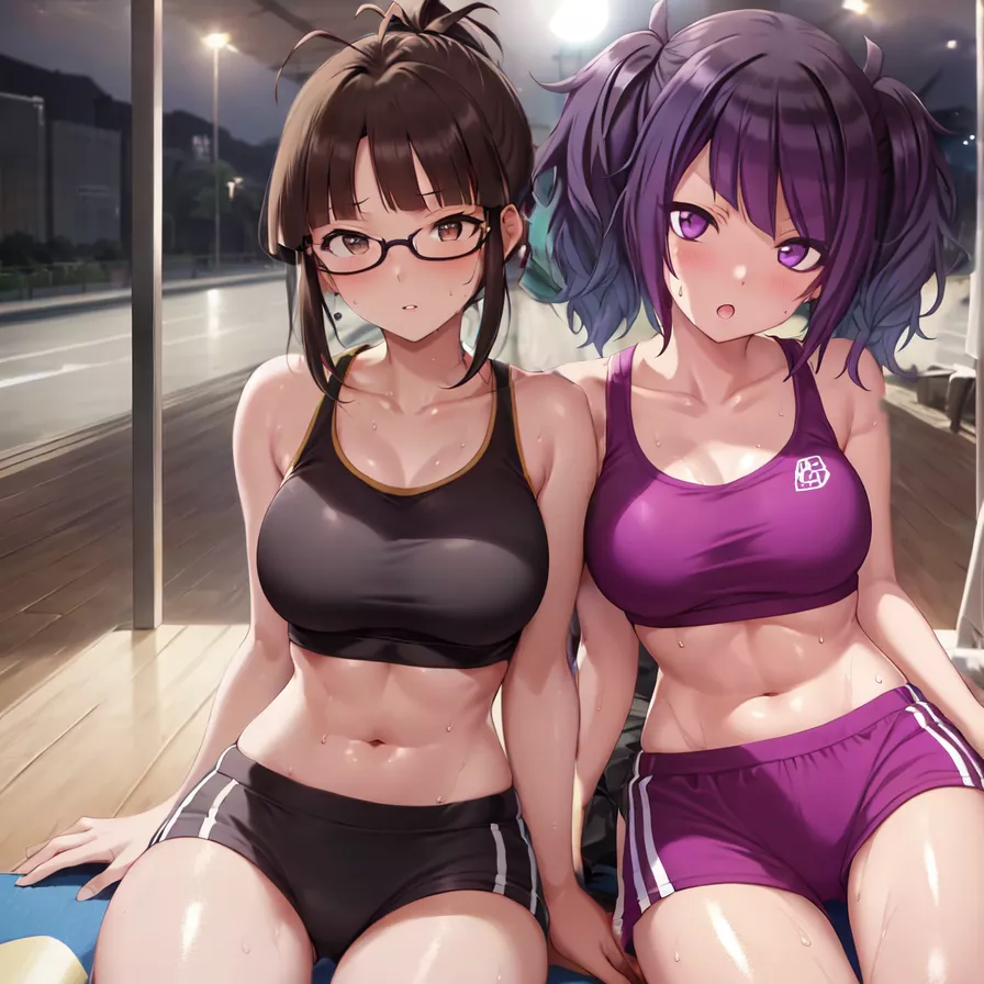 Ritsuko & Mamimin [Idolmaster] posted by CheetahSperm18