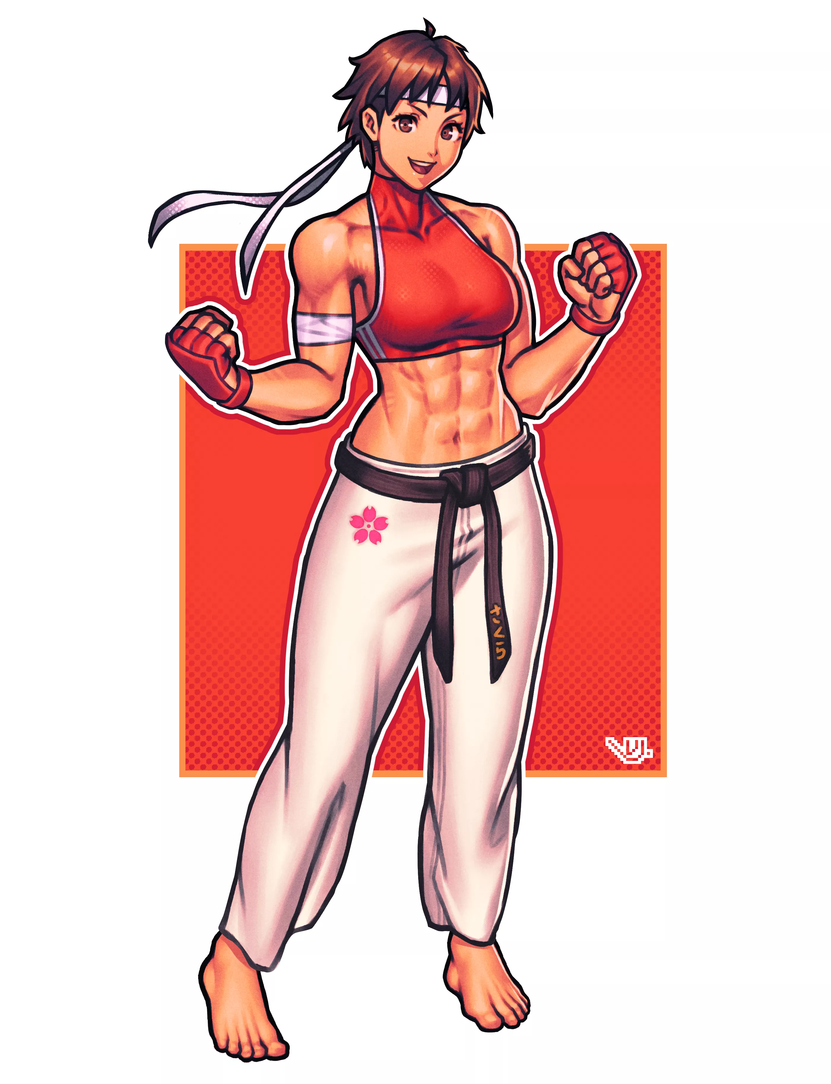 Sakura Kasugano (VJ99) [Street Fighter] posted by Ricky190