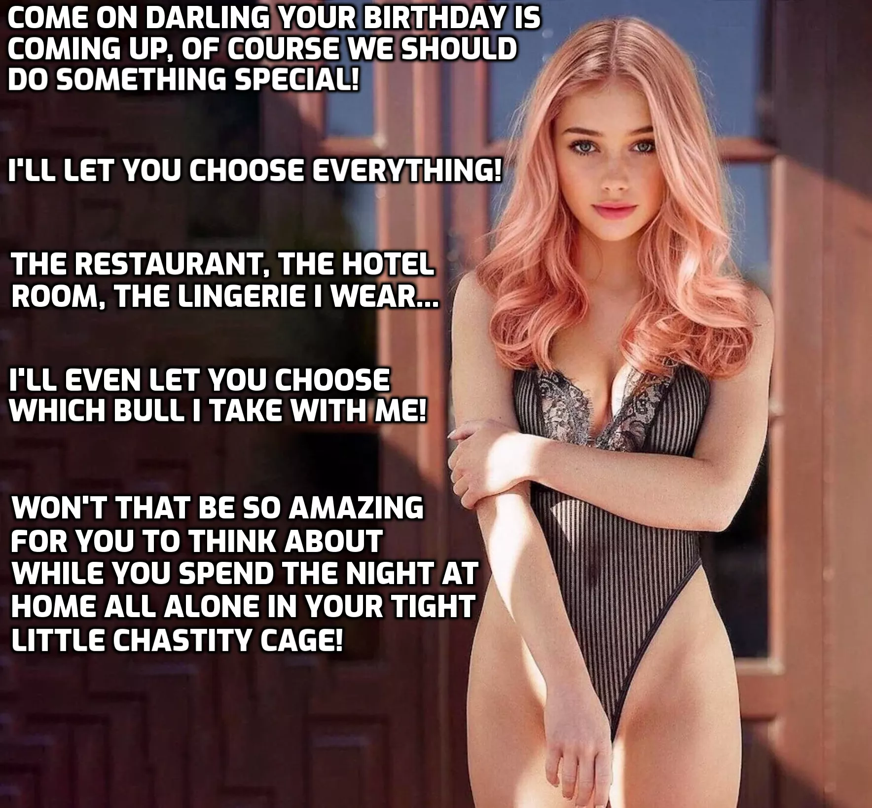 The present you deserve. posted by nubsimp