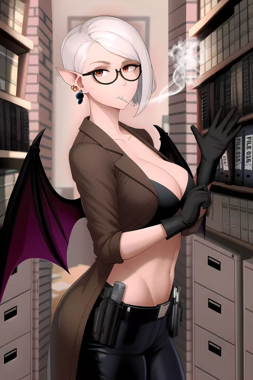 Working with the vampiric detective. by Weak_Big_5332