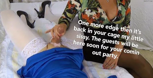 Your step mother is hosting your coming out party as a full on sissy. posted by Kittyward74