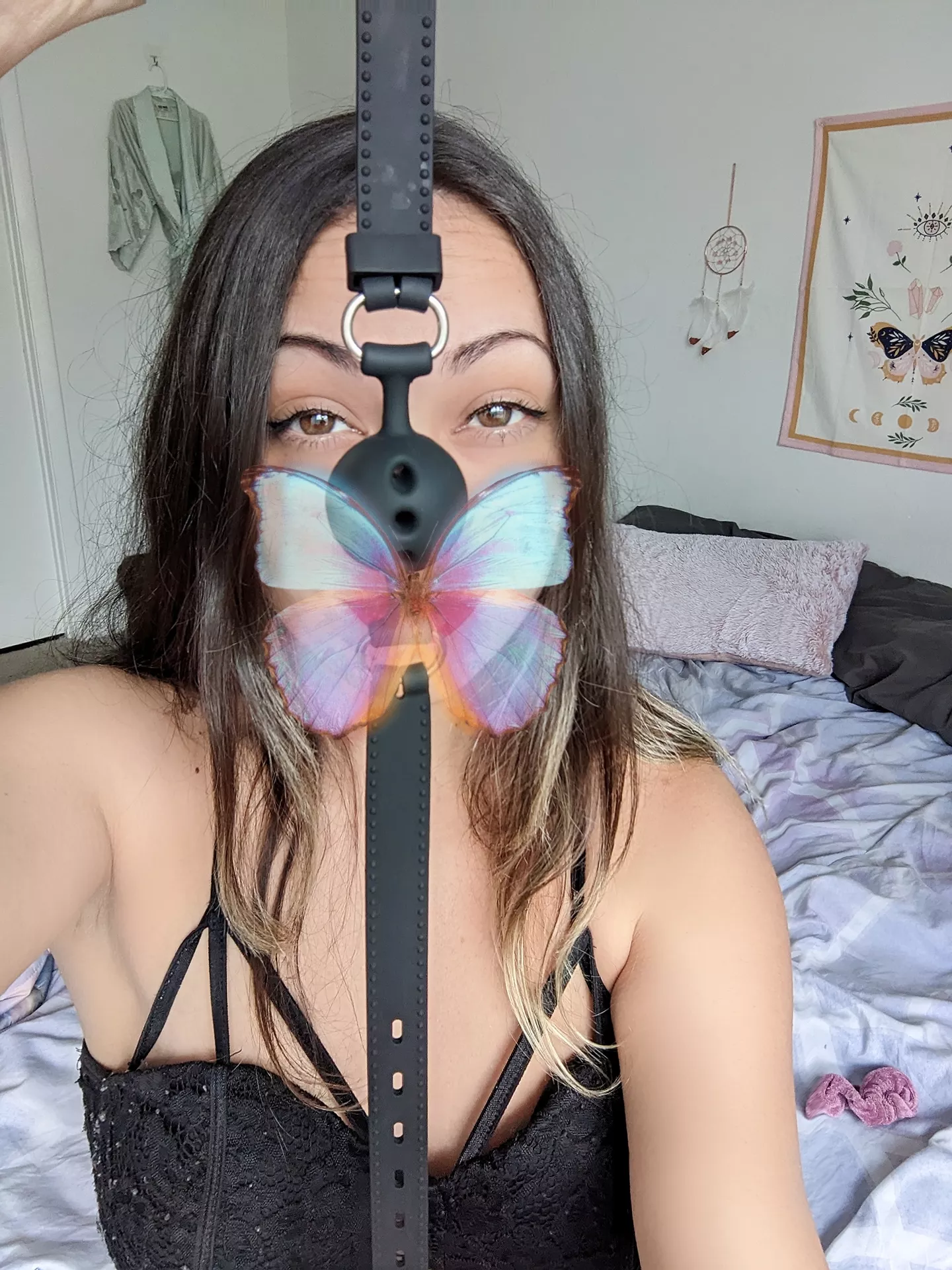 1st time tickled and gagged tonight 👄🤭 posted by DovahKatiee