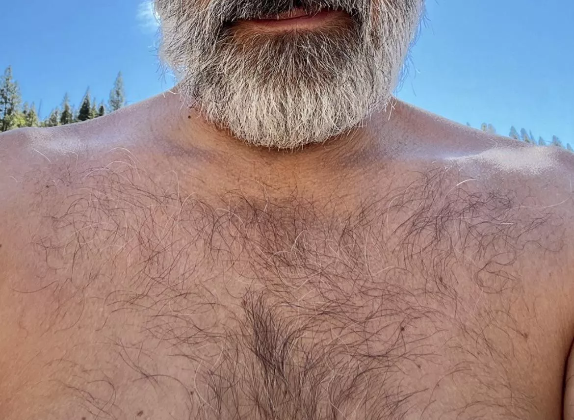 (57) I’m embracing my silver beard these days. posted by MakeUgrin