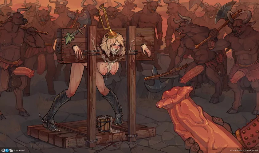 Adventurer in a stockade, by @LinaSwalaf by morapol