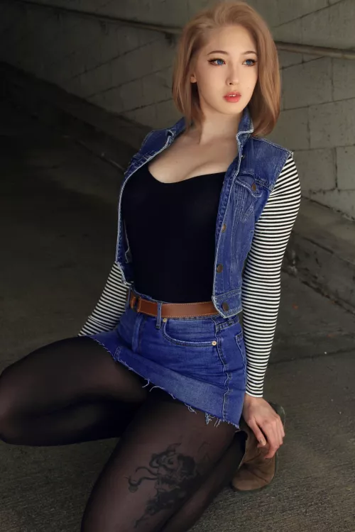 Android 18 by caytiecosplay by Tyoliana