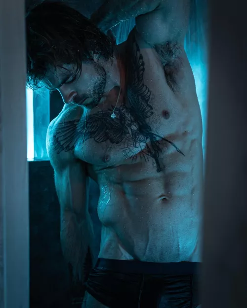 Anyone else stretch in the shower? by ArcadianRage