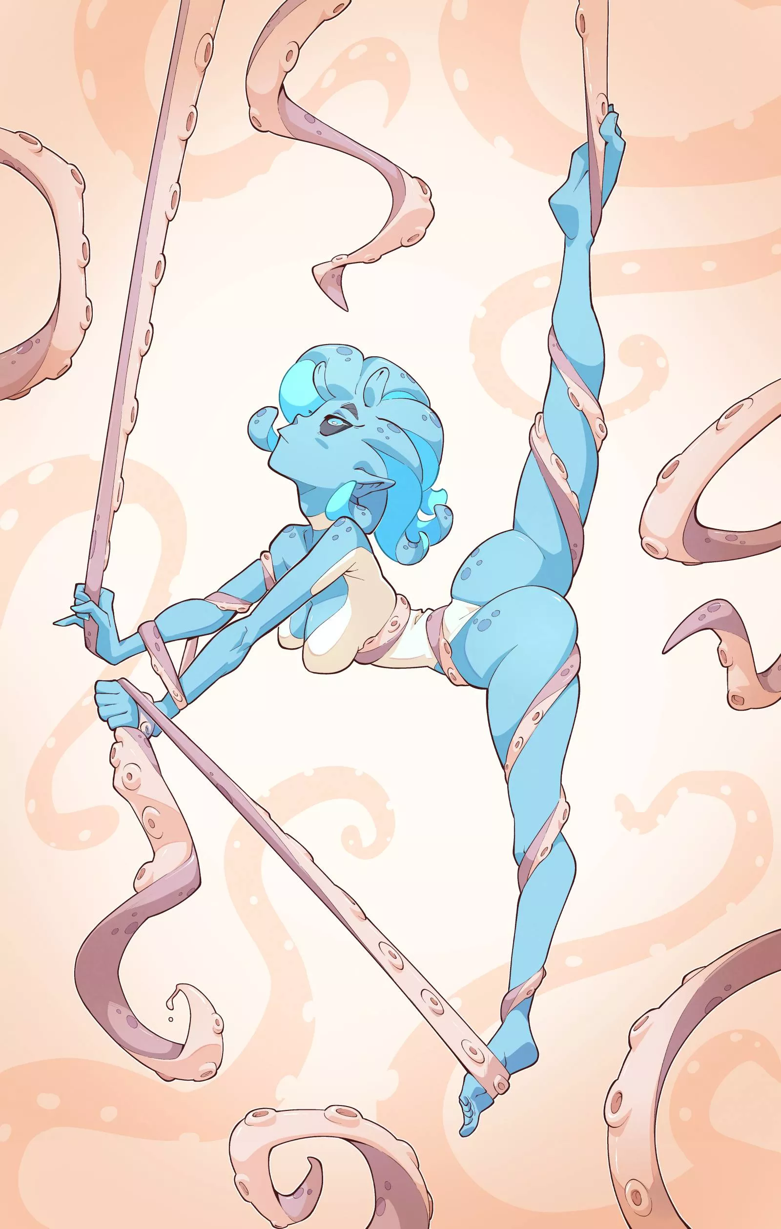 Bex is putting in some practise for the Sci-Fi Olympics, by @Lefauxcreux posted by morapol