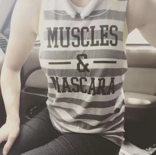 Can’t lie, tired, lonely, and in a teasing mood so here’s one of my favorite shirts and my tits look good :) by PostingMyGymProgress