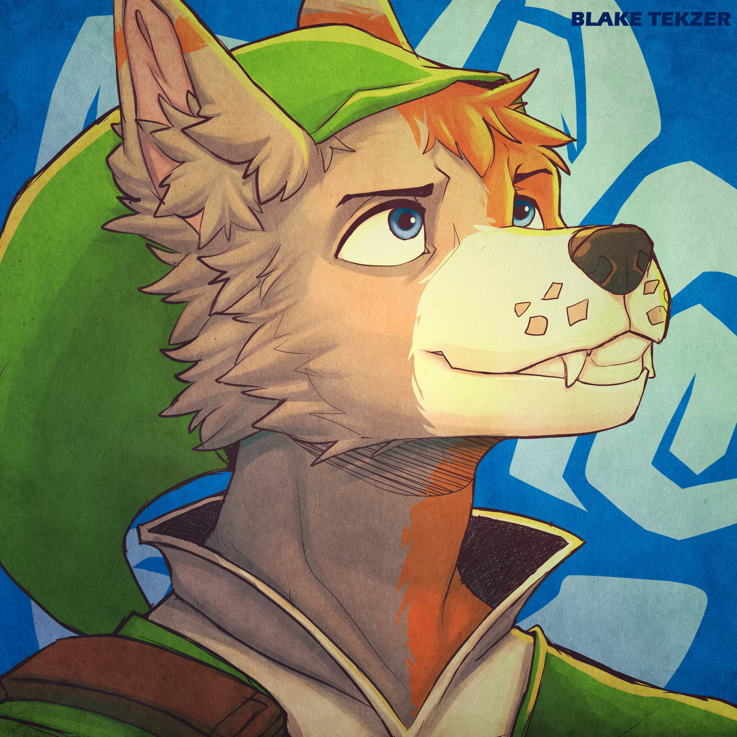 Commission 155 - Art by me! Twitter: @blaketekzer | For LinkWolf posted by BlakeTekzer