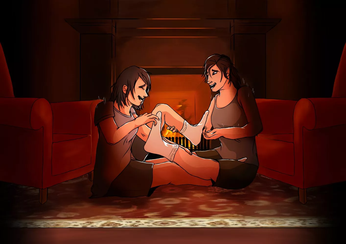 Cosy night in :) Always taking commissions! posted by NephoMelo