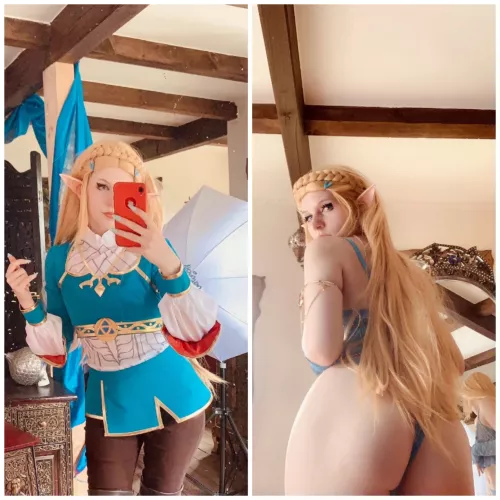Do you prefer the front or the butt of the triforce of wisdom? Zelda from Breath of the wild by x_nori_ [Self] by x_nori_