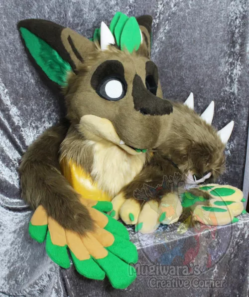 Dutch angel dragon fursuit - premade made for sale by MugiwaraCosplay
