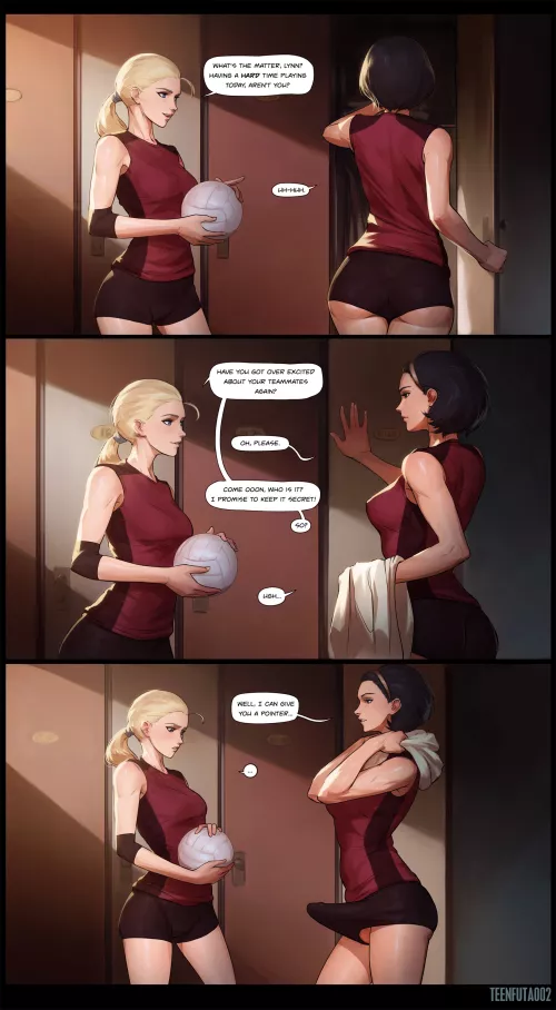 Giving a teammate a pointer by DM_ME_CUTE_HENTAI