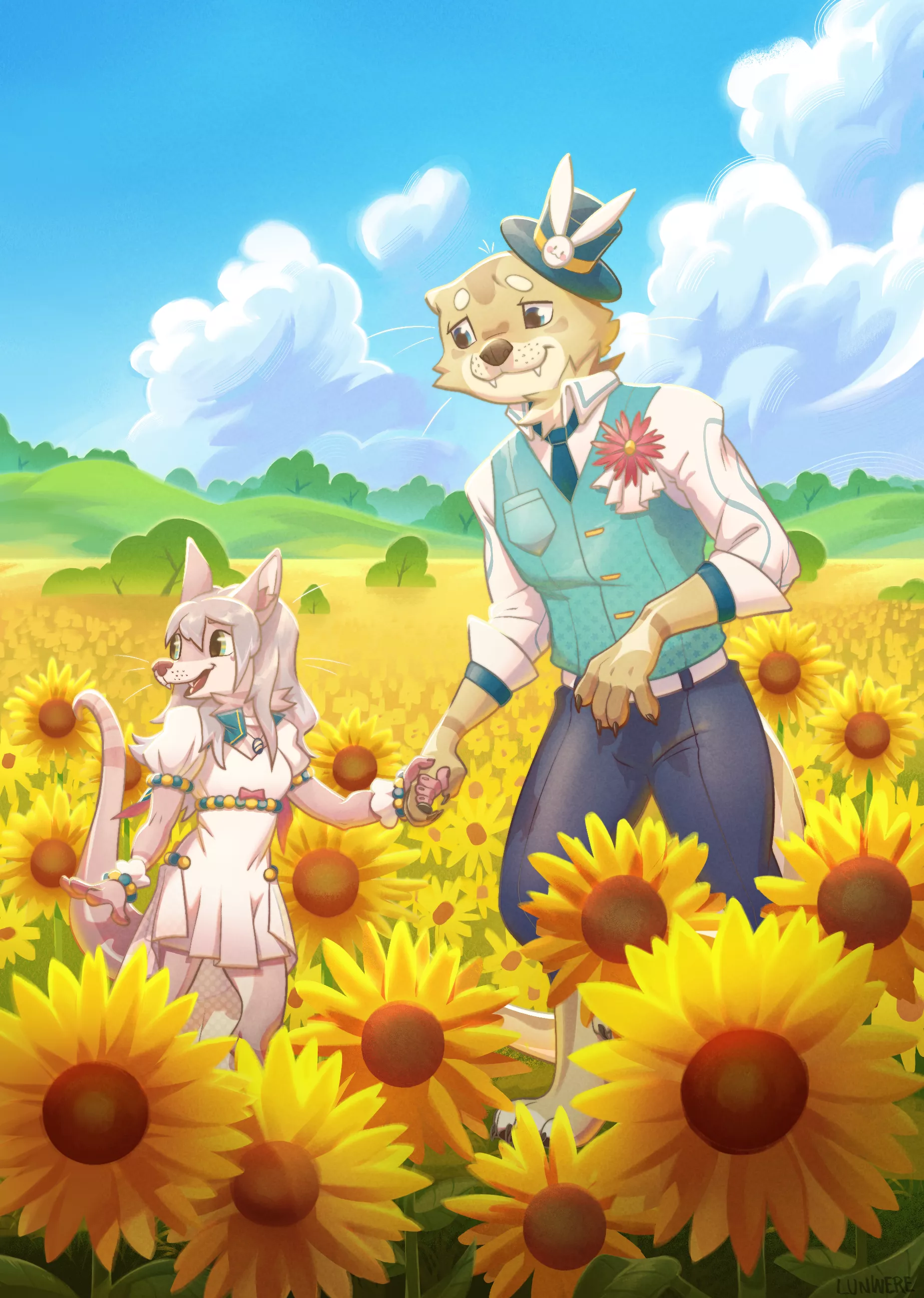 Golden Sunflowers for a Golden Heart (Lunwere & I) posted by SaucyBruhh