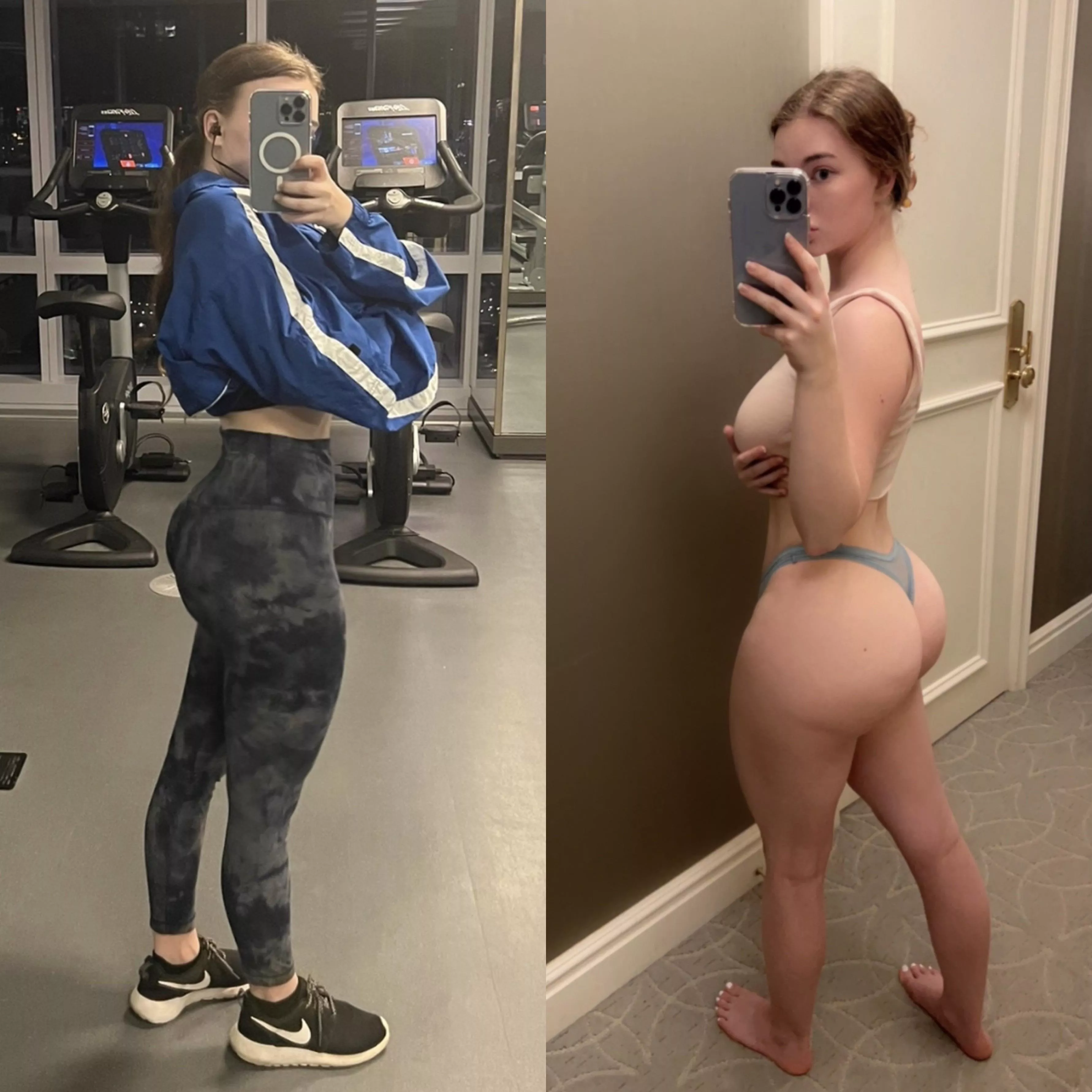 Gym vs Reddit’s view posted by realprettyangel
