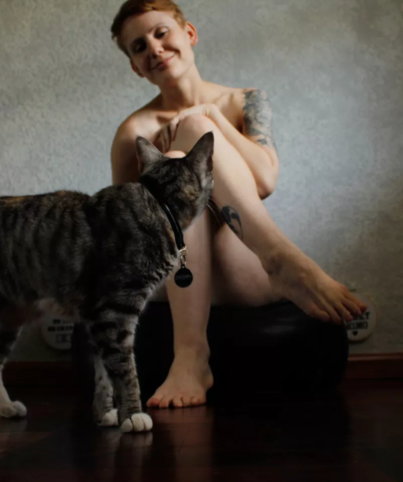 It's a kitty! ^^ posted by stretchykitten