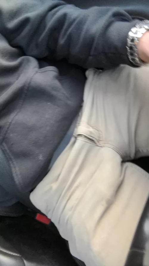 Just a little bulge driving to work. by dicks_dicks_dicks79