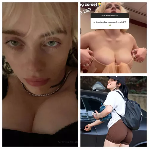 Let's get bi and naughty for Billie Eilish's pretty face and curvy body by mr_velvatine227