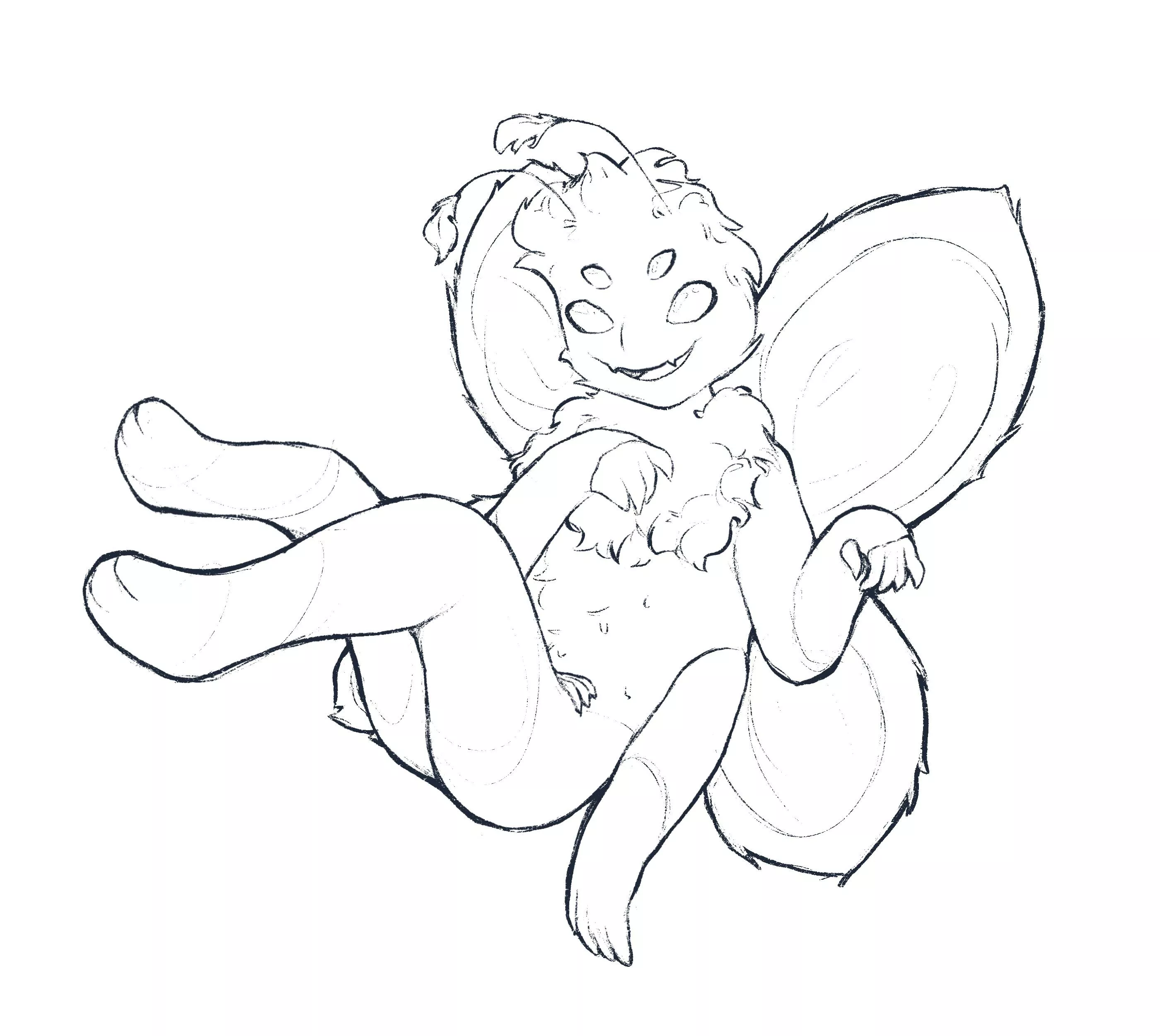 Lil' floaty sketch ✨ posted by Wensleydaleslug