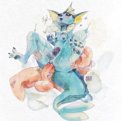 [MM] Having fun with femboy vaporeon (Redsmock) by Redsmock