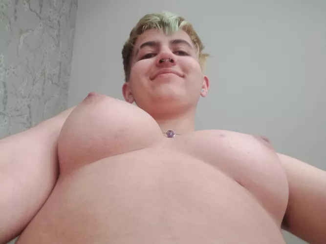 My tits look huge from this angle 👀 by avaloncreations