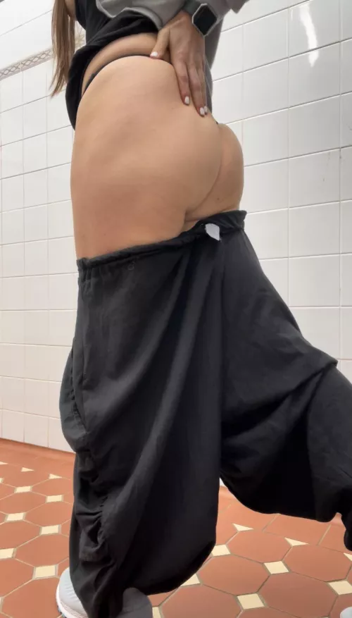 Naughty fun at the public toilets by trishaslife