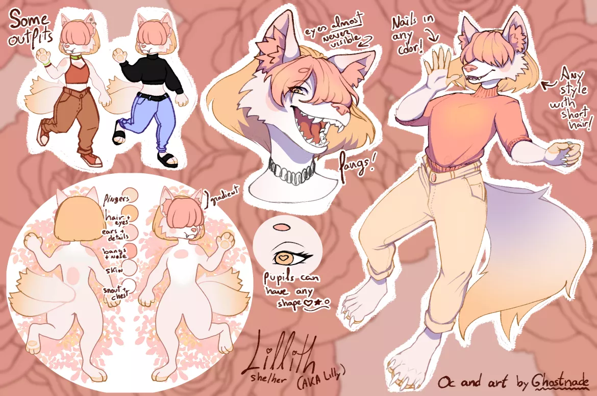 New sona ref sheet!🌸 posted by Nakionade